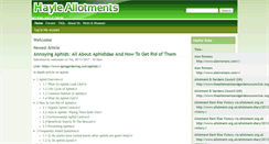 Desktop Screenshot of hayleallotments.org.uk