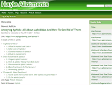 Tablet Screenshot of hayleallotments.org.uk